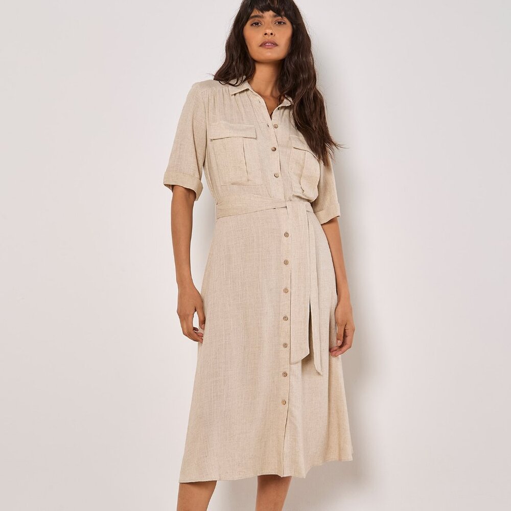 Linen Shirtdress NWT